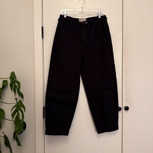 Everlane Arc Canvas pants black sz 4